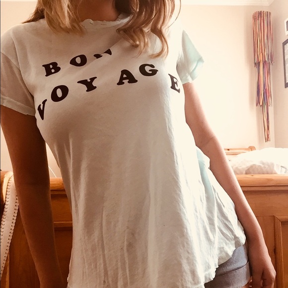 WILDFOX BON VOYAGE TEE SHIRT - Picture 1 of 5